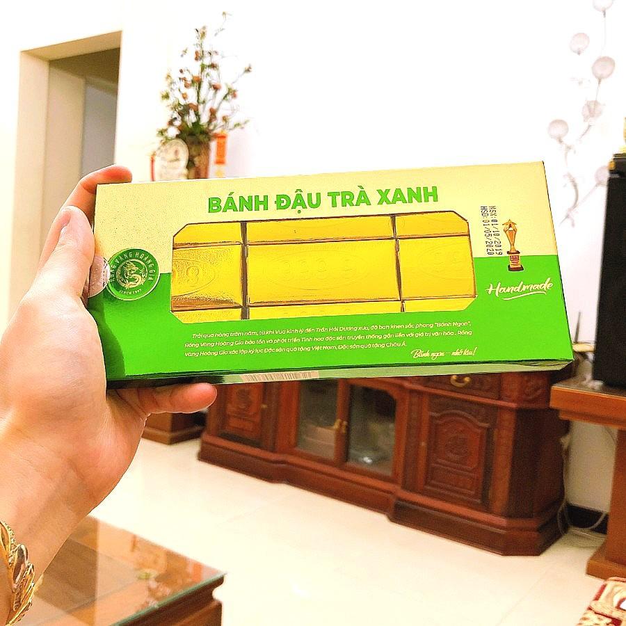 HÀNG XUẤT NHẬT - BÁNH ĐẬU XANH TRÀ XANH 170g - RỒNG VÀNG HOÀNG GIA