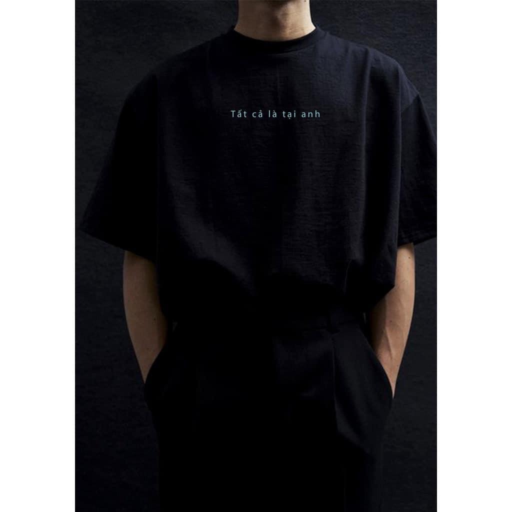 Áo thun tay ngắn Be Yourself unisex size M L XL - ÁO ĐÔI NAM NỮ TẤT CẢ LÀ TẠI ANH KHÔNG LẼ TẠI EM