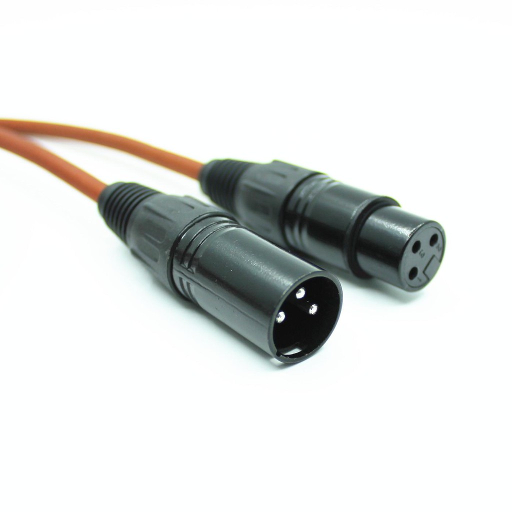 Dây Audio Nối Dài MIC XLR (Cannon) 6mm Dài 0.8M , Cáp Nối Dài XRL , Dây Micro Pro 2 Đầu Canon XLR Đực Sang Cái , Cáp Dữ Liệu AV XLR Nối Dài, Cáp Âm Thanh Nối Dài Canon Microphone Audio – Hàng Nhập Khẩu