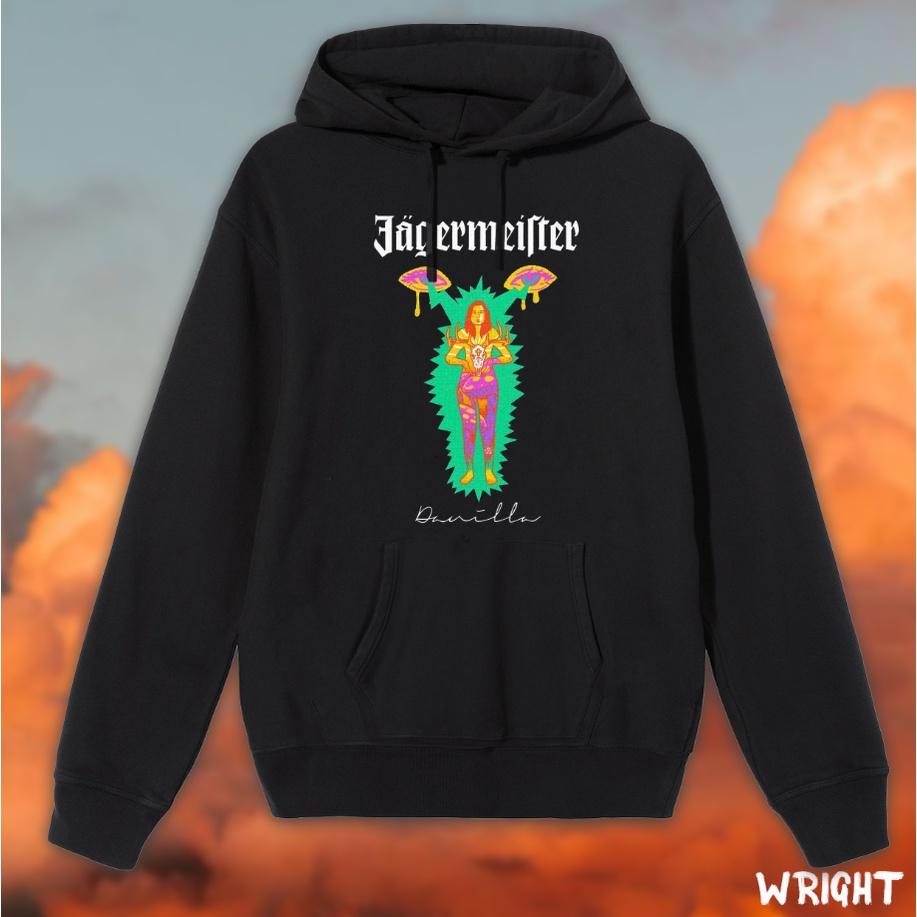 Áo hoodie đôi mắt phù thủy thần rừng cá tính wright unisex