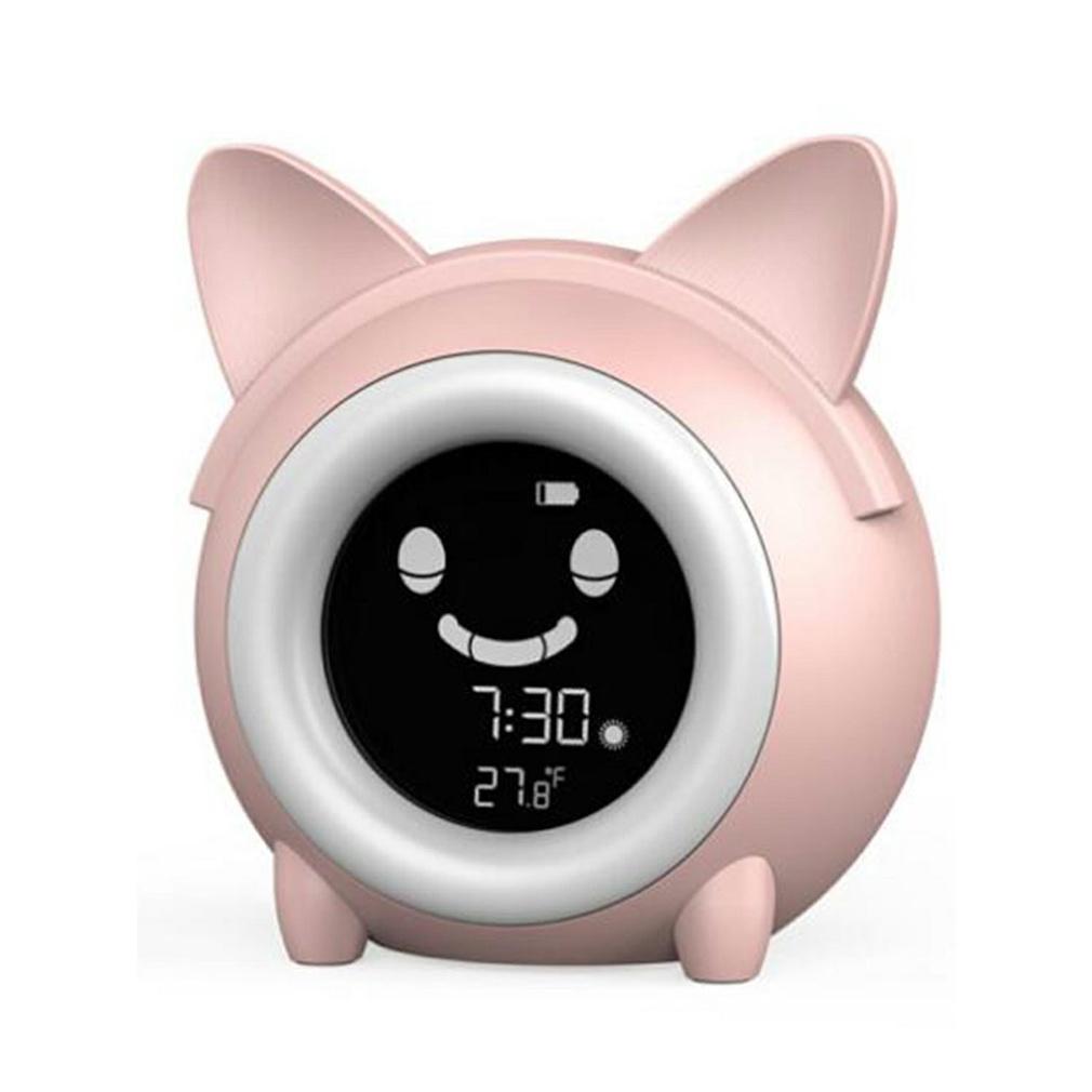 Kids Child Alarm Clock Sleep Training Clock Colorful Night Light Digital Wake Up Clock With Temperature Timer For Bedroom