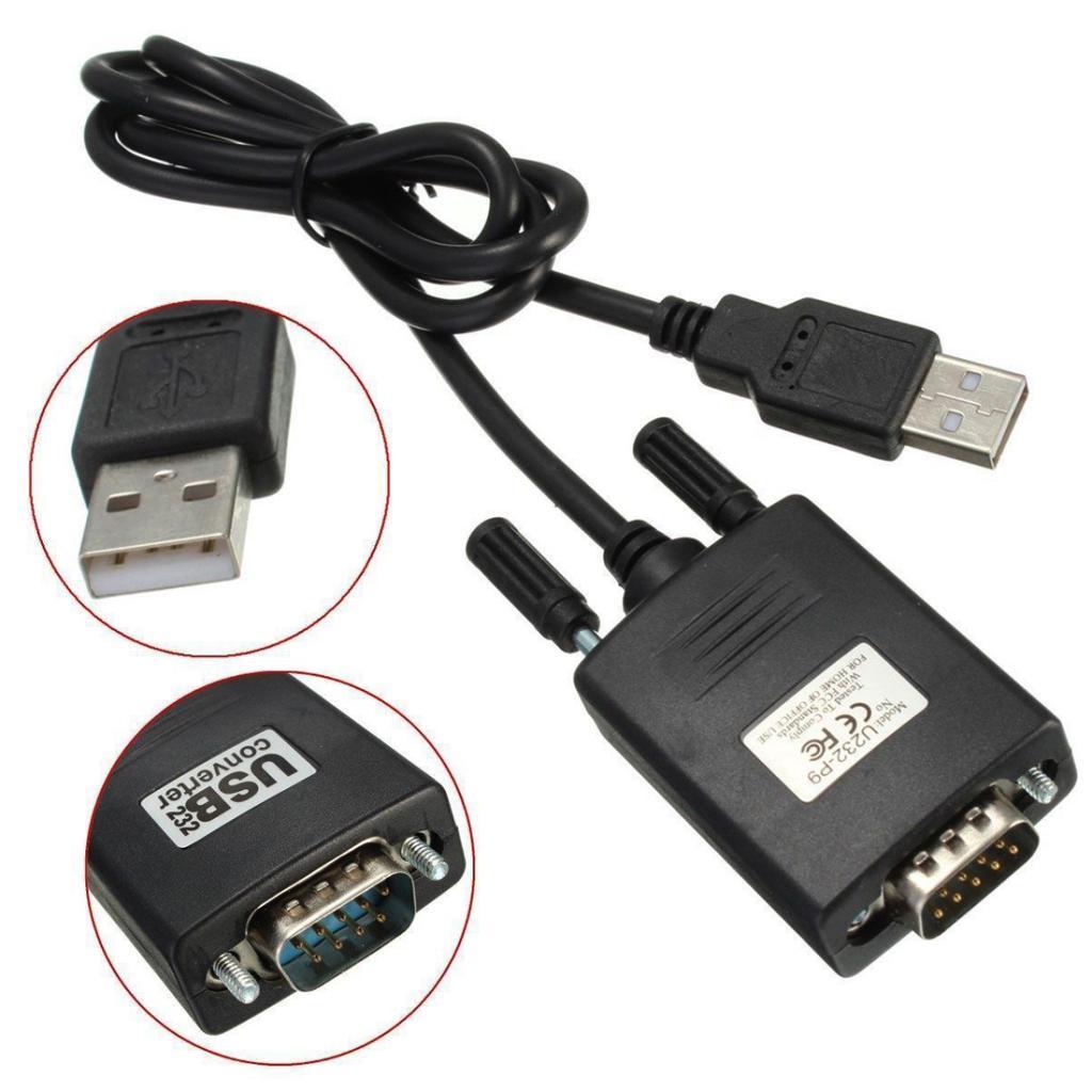 USB 2.0 To Serial DB-9 RS-232 Converter Cable Supported Windows 98/ Se/ ME/ 2000/ XP/ Vista / Windows7 / Win10