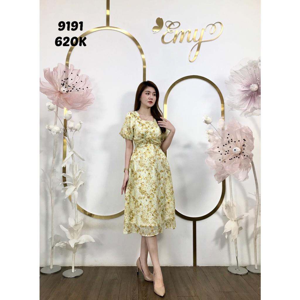 Đầm EMY EM9191 Xoè Cổ Vuông