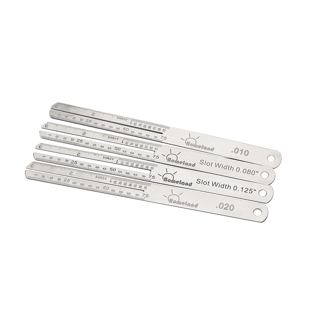 Sunnimix Đàn Guitar Phím Đàn Dụng Cụ Sửa Chữa Fretboard Tấm Bảo Vệ Đo Thước