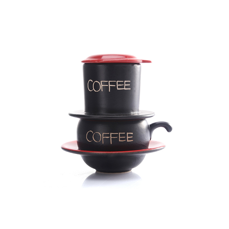 Bộ Phin Cafe Sứ UNC VIỆT NAM - Nhiều màu sắc, dung tích 130ml, đủ món, pha coffee sẽ thơm ngon hơn.