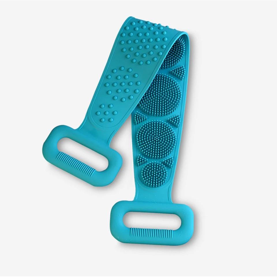 Dây Chà Lưng 2 Mặt Silicone - Dây Tắm Kì Lưng Hiệu Quả