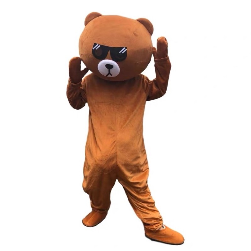 Mascot gấu lầy - Bộ trang phục hoá trang gấu Brown dễ thương &amp; hài hước – Xanh biển - Nhiều kích thước - Tạo sự thoải mái, tiện lợi khi mặc &amp; sử dụng