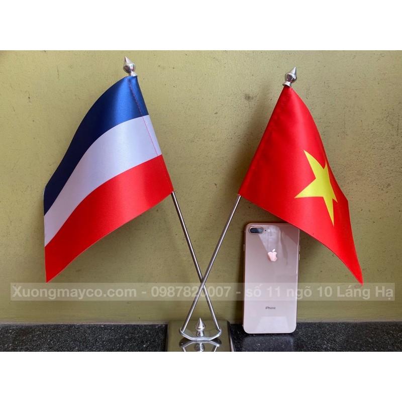 Cờ để bàn các nước đế inox
