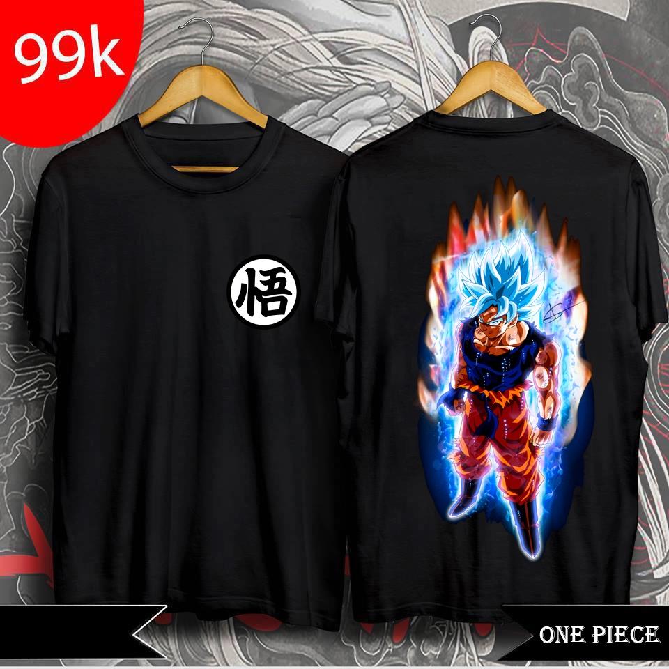 ️️Áo Thun In Hình GoKu Super Saiyan &quot;7 Viên Ngọc Rồng&quot; Dragon Ball Mẫu Đen Cực Chất - Áo Thun Dragon Ball