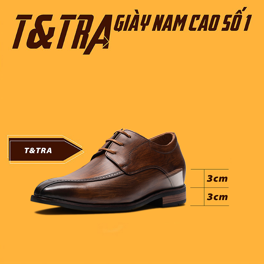 [ 6CM ] Giày Tăng Chiều Cao Nam T&amp;TRA A200NB