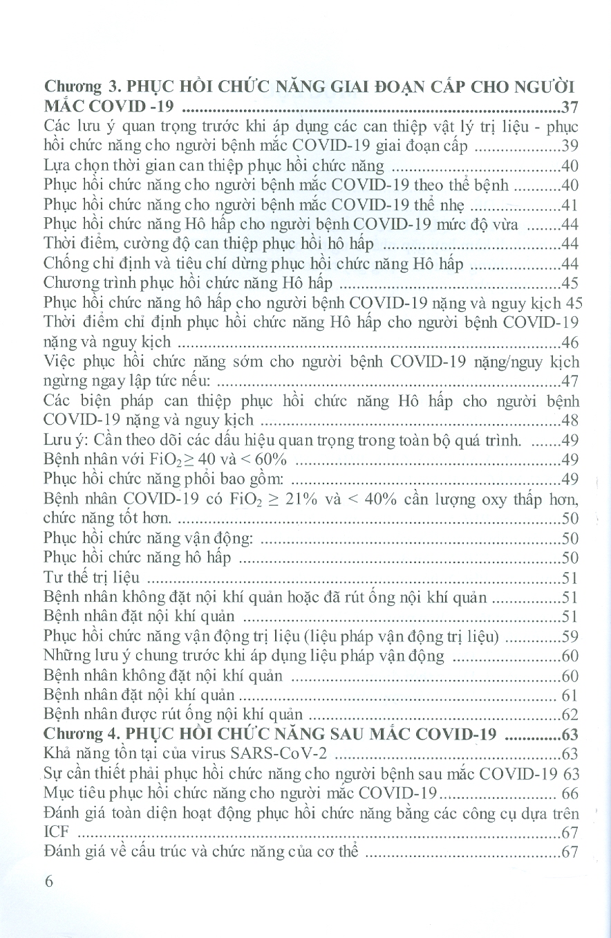 Phục Hồi Chức Năng Cho Người Bệnh Mắc COVID-19