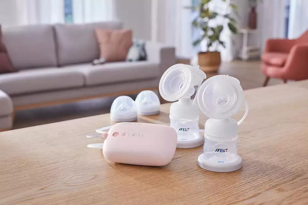 Máy hút sữa điện đôi Philips Avent Eureka SCF393.11 - Hàng chính hãng