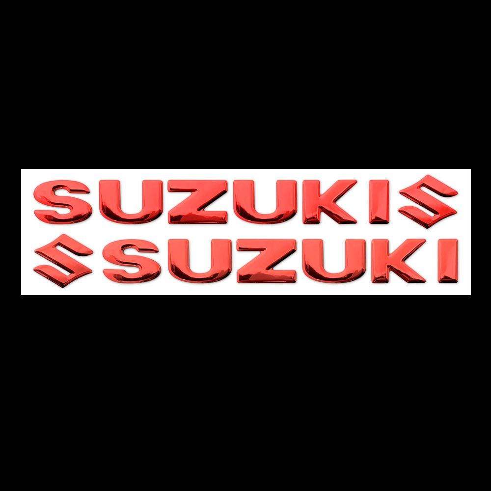 Decal 3d Chữ Suzuki Trang Trí Xe Hơi Xe Máy