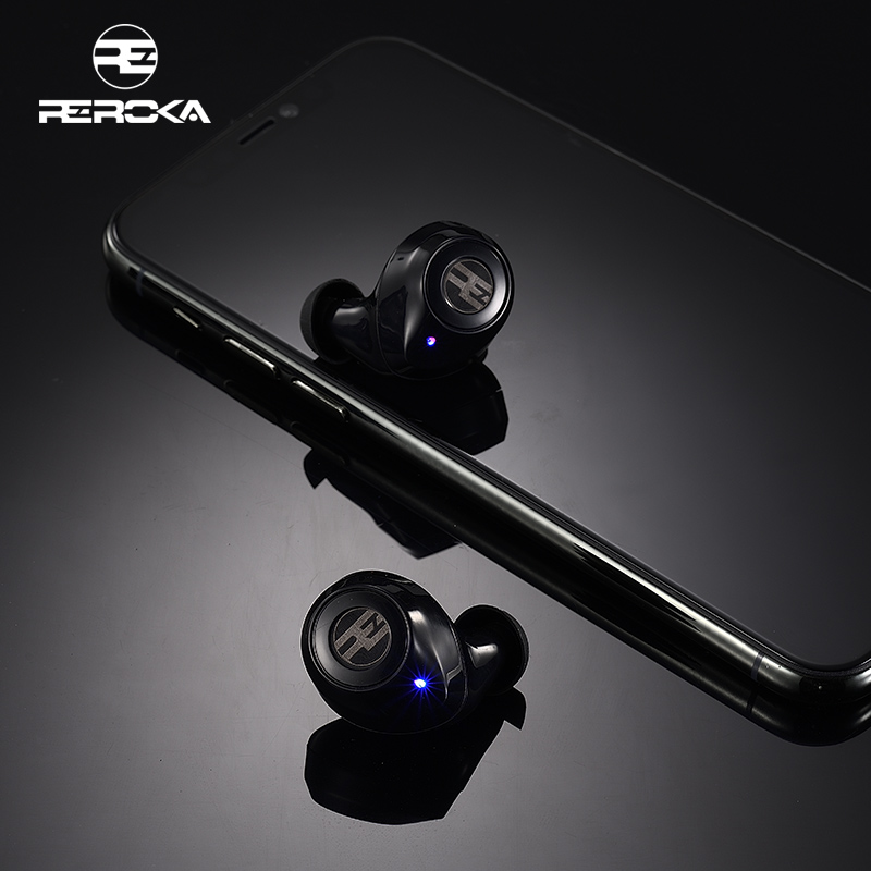 Tai Nghe True Wireless  REROKA-REVOLUTION Bluetooth V5.0, đeo êm tai, âm thanh sống động - Hàng chính hãng