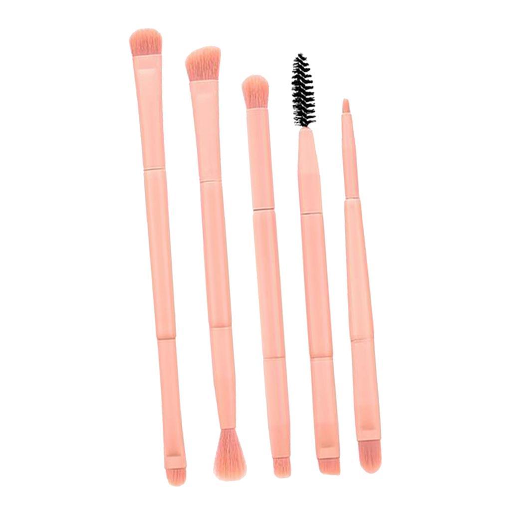 5 Pieces Professional Make up Brushes Wooden Handle Make-up Brush Tools 1