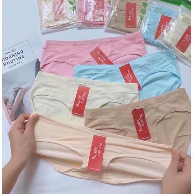 Quần lót cạp chéo thông minh - không cấn bụng 100% cotton cao cấp