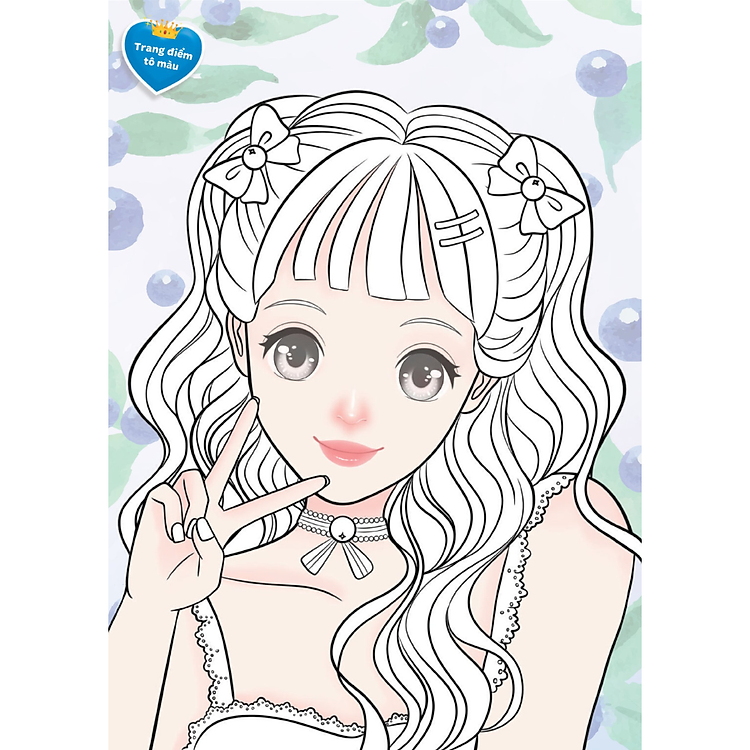 Sách Trang điểm công chúa Hàn Quốc (Tô màu và bóc dán hơn 100+ stickers cho bé) - ảnh 5