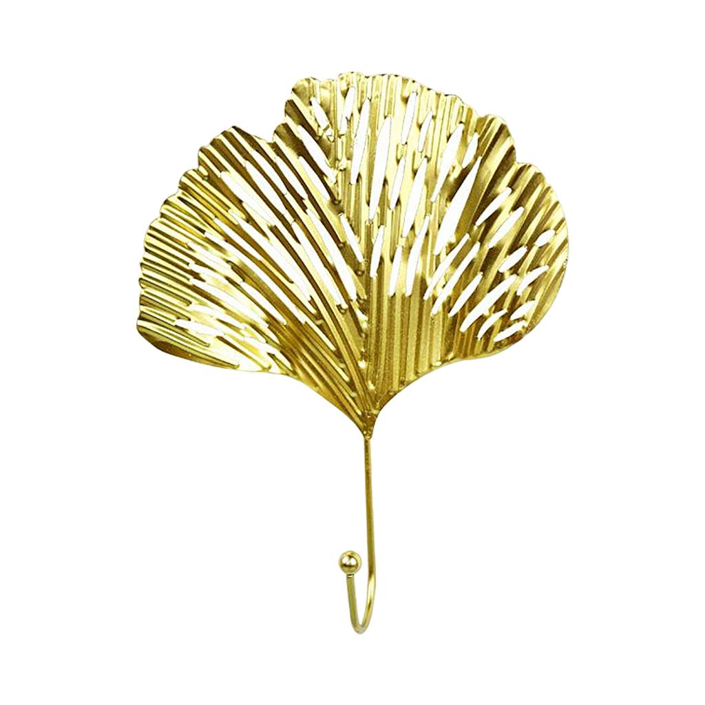 Leaf Shape Hook Door Wall Wardrobe Clothes Bag Key Hanger Home Decor Style 1