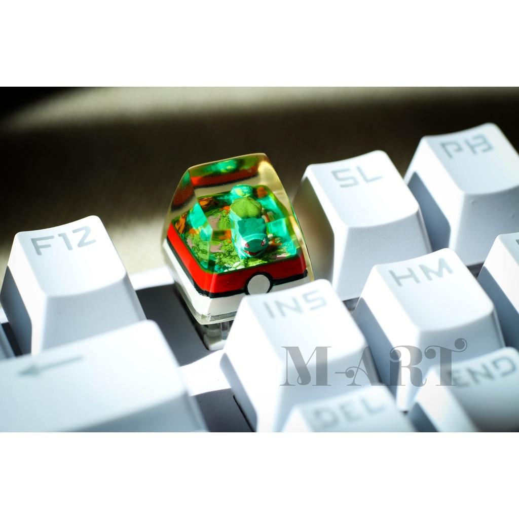 Nút dành cho bàn phím cơ resin Pokemon Bulbasaur siêu dễ thương - Bulbasaur Pokemon Keycaps