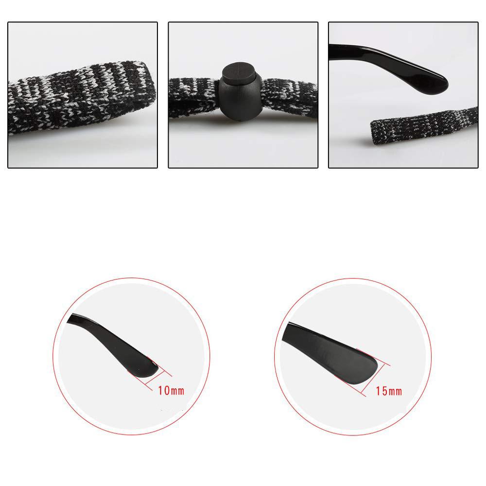 Kính kính đeo kính thể thao dây đeo kính nam Chain phụ nữ kính chống trượt dây dây đeo dây đeo cho kính thể thao, kính râm, kính đọc sách, kính an toàn được làm bằng 5 miếng kính