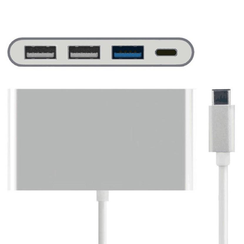 Cáp chuyển đổi USB Type-C to USB Type-C + USB 3.0 + USB 2.0