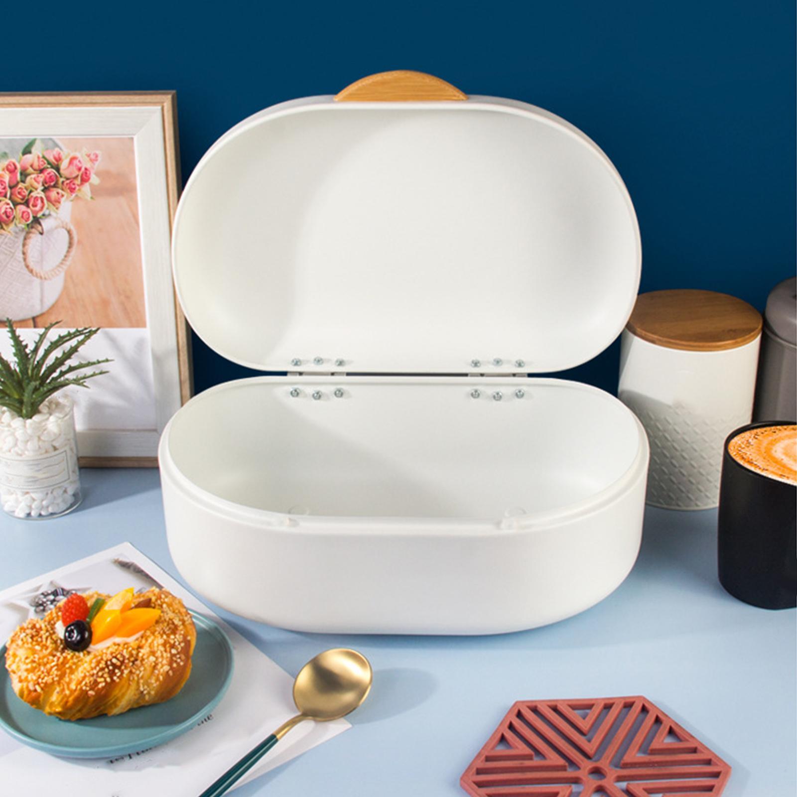 Multifunction Bread Box with Lid Save Food Oat Nuts Canisters Box