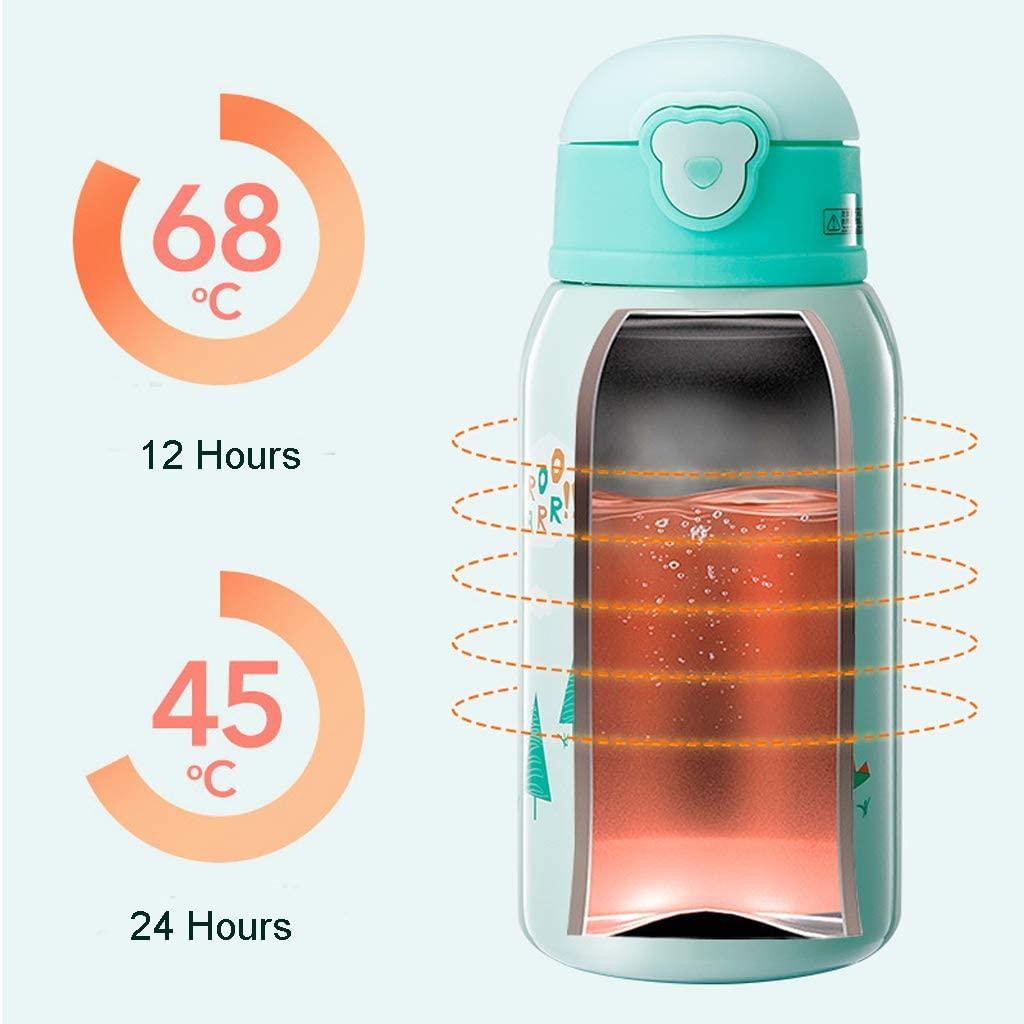Bình Nước Trẻ Em, Bình Giữ Nhiệt Khủng Long Inox Giữ Nhiệt 500Ml
