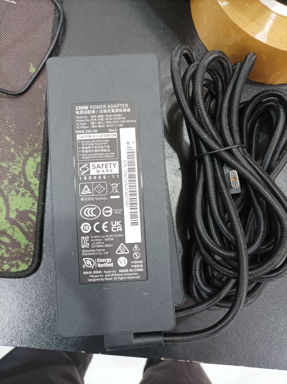 Sạc dành cho Laptop Razer Blade Pro 17 - Hàng nhập khẩu