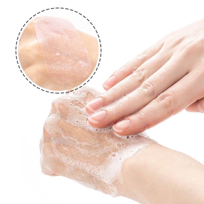 Hộp Xà Phòng Giấy Du Lịch dùng 1 Lần - Xà Bông Rửa Tay Dạng Miếng Tiện Lợi khi mang đi Du Lịch