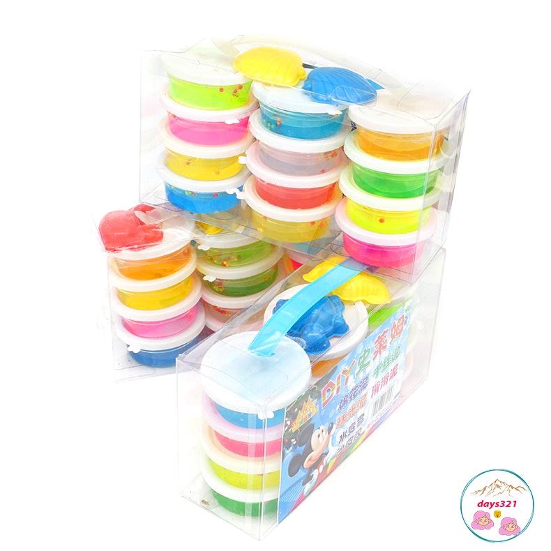 1 hộp Slime nhỏ nhiều màu chất nhờn ma quái (TÁCH LẺ) charm cốm xốp