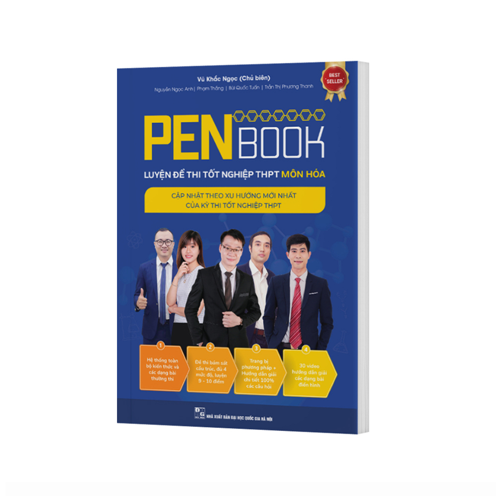 PENBOOK - Luyện đề thi tốt nghiệp THPT môn Hóa học - Cập nhật theo xu hướng mới nhất