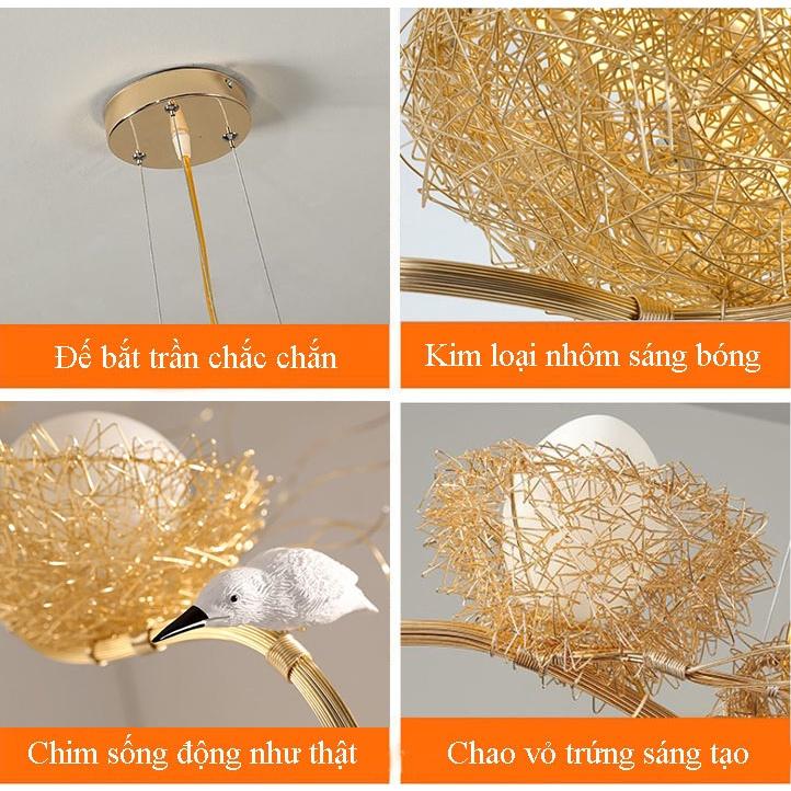Đèn thả kiểu dáng độc đáo trang trí nội thất cao cấp, sang trọng - kèm bóng LED chuyên dụng.