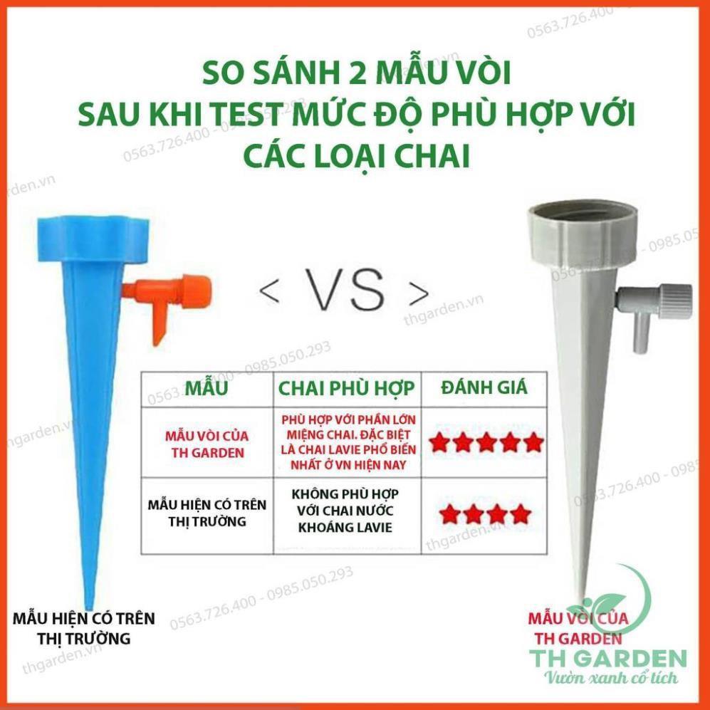 12 VÒI TƯỚI NƯỚC NHỎ GIỌT CHẢY CHẬM TỰ ĐỘNG - Lắp vừa nhiều mẫu chai 208801-1 TL