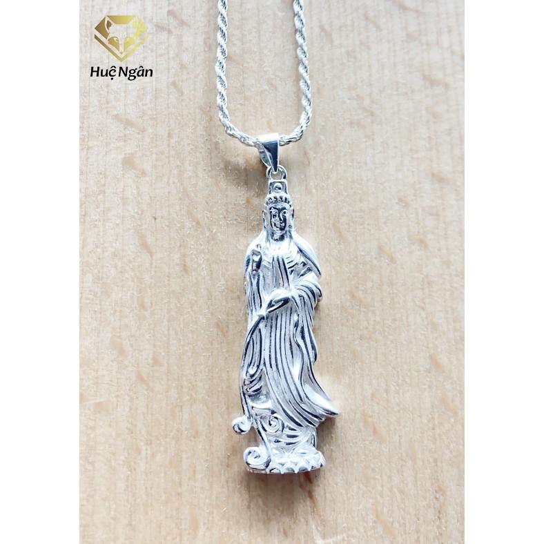 Dây chuyền bạc Ý 925 Huệ Ngân - Phật bà quan âm PP1776