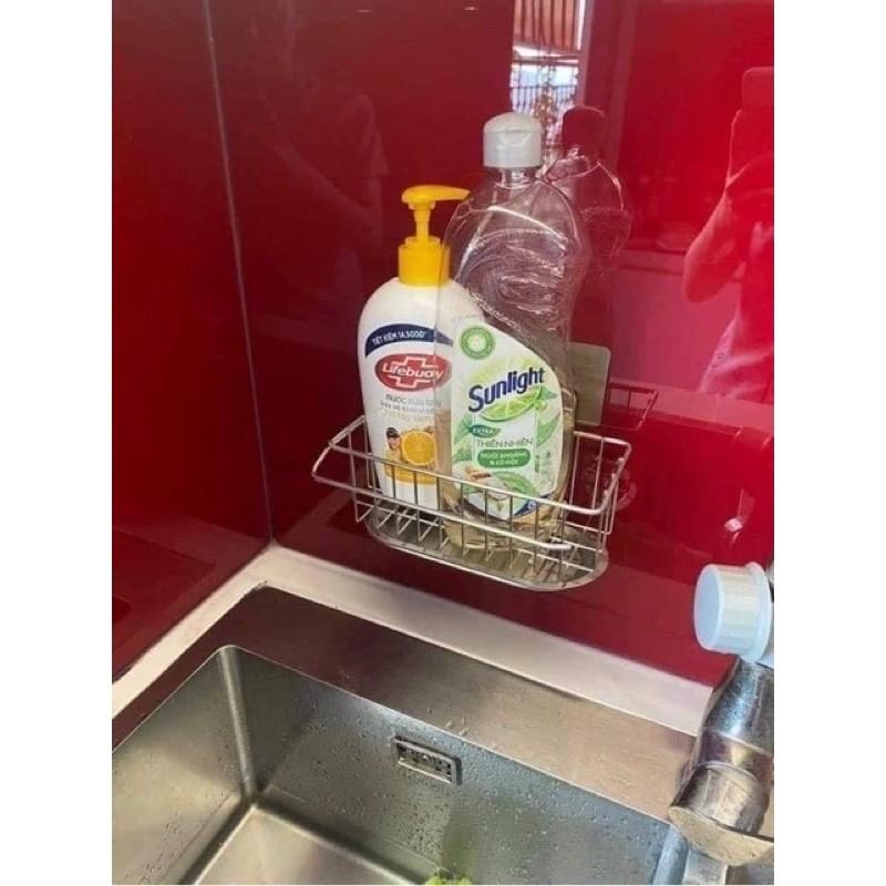 Giá kệ để rẻ rửa bát inox có khay hứng nước
