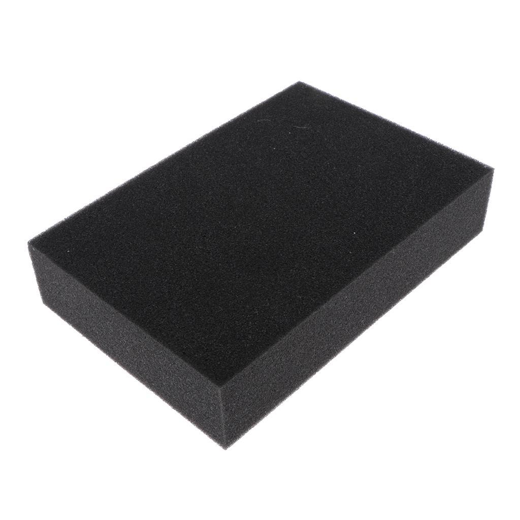 Black Felting Pad Foam Felt Foam Pad Accessory Tool 6x4x1.4"