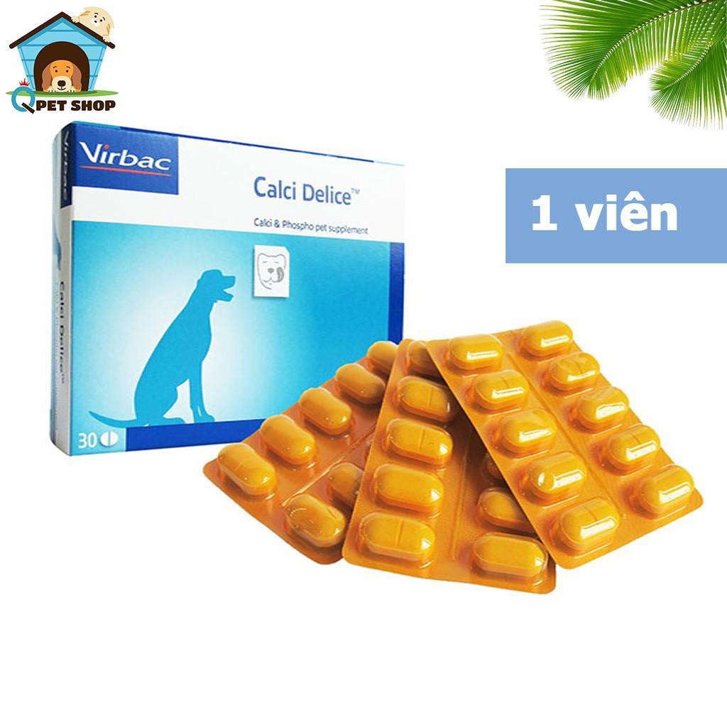 Viên canxi và khoáng chất giúp cún cưng ăn ngon miệng - Virbac Calci Delice