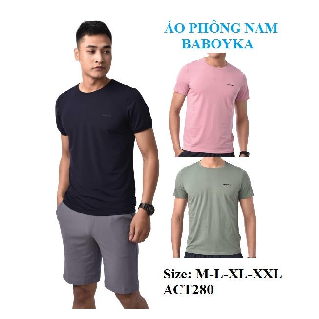 Áo phông nam chất COTTON 100% LOGO Thương Hiệu BABOYKA phog cách trẻ trung năng động
