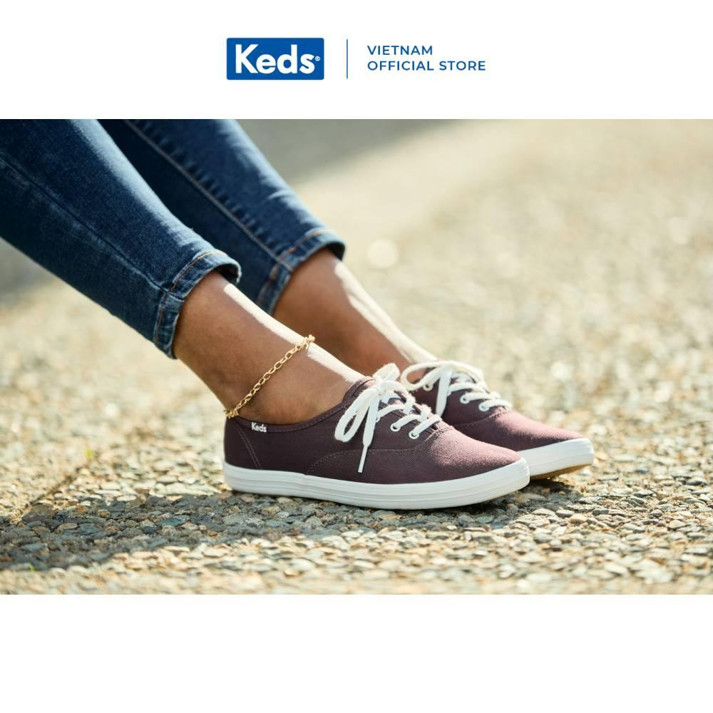 Giày Keds Nữ- Champion Organic Canvas - KD065183WF