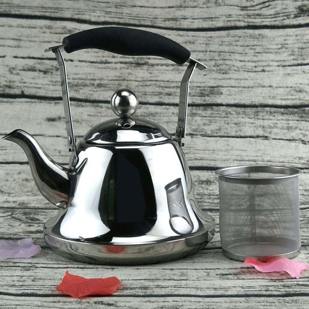 Tea Kettle Stainless Steel Teapot for Tea Coffee Fast Boiling 1L