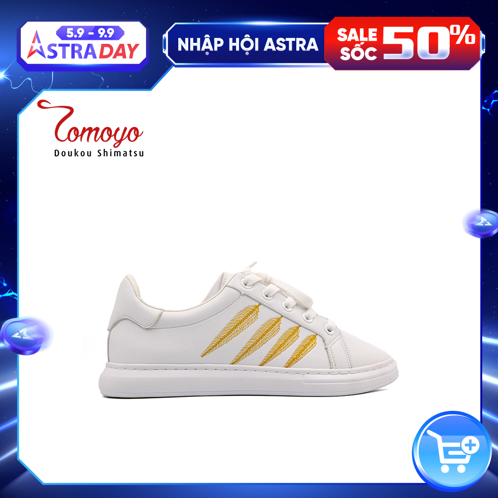 Giày Sneaker Nữ TOMOYO Da Microfiber &quot;SIÊU NHẸ&quot; TMW30807