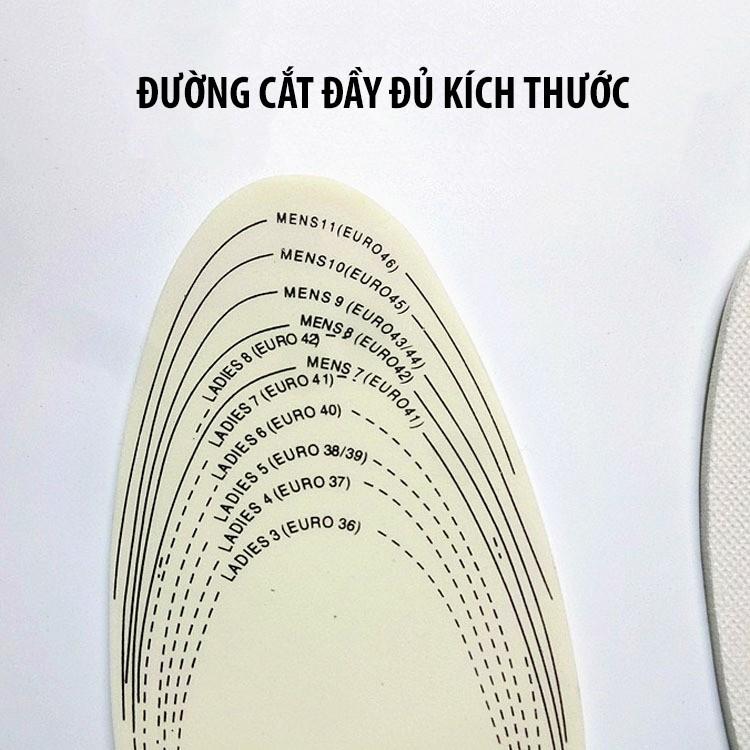 Miếng lót giày bằng chất liệu cao su latex mềm thoải mái unisex
