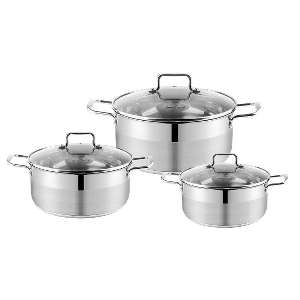 Bộ nồi Inox Smartcook SM 2504MB size 16,20,24cm