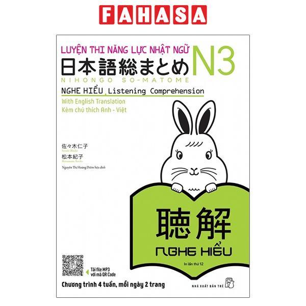 Sách Luyện Thi Năng Lực Nhật Ngữ N3 - Nghe Hiểu - Tái Bản 2