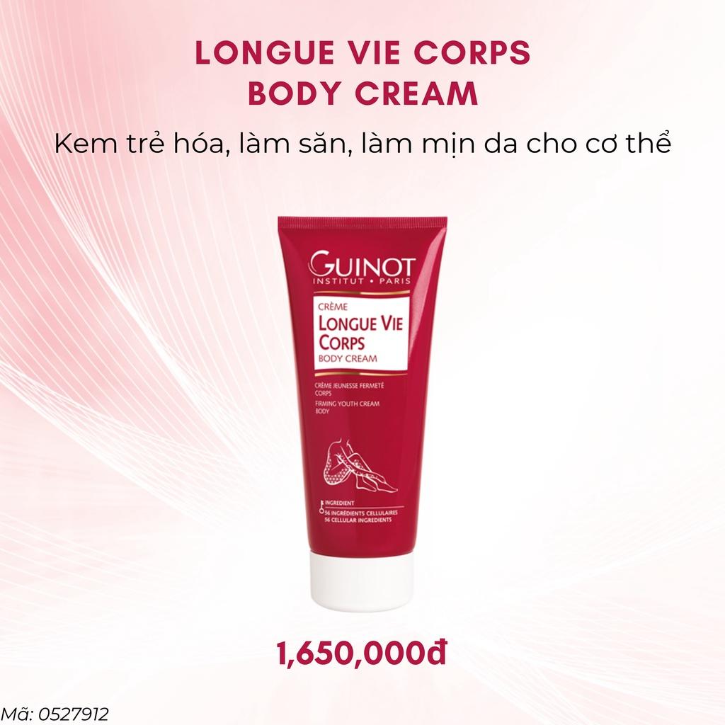 Kem trẻ hóa, làm săn và làm mịn da dành cho body 200ml - Longue Vie Corps Body Cream