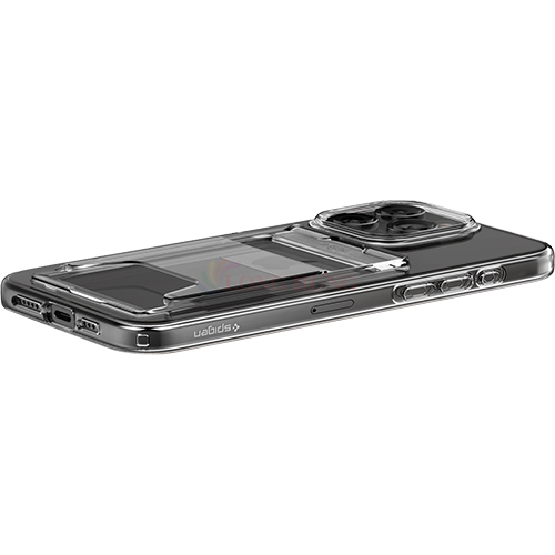 Ốp lưng chống sốc tích hợp khe đựng thẻ Spigen Crystal Slot Dual dành cho iPhone 15 Pro Max/15 Plus/14 Series - Hàng chính hãng