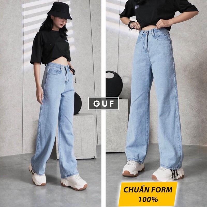 Quần bò ống rộng siêu hot