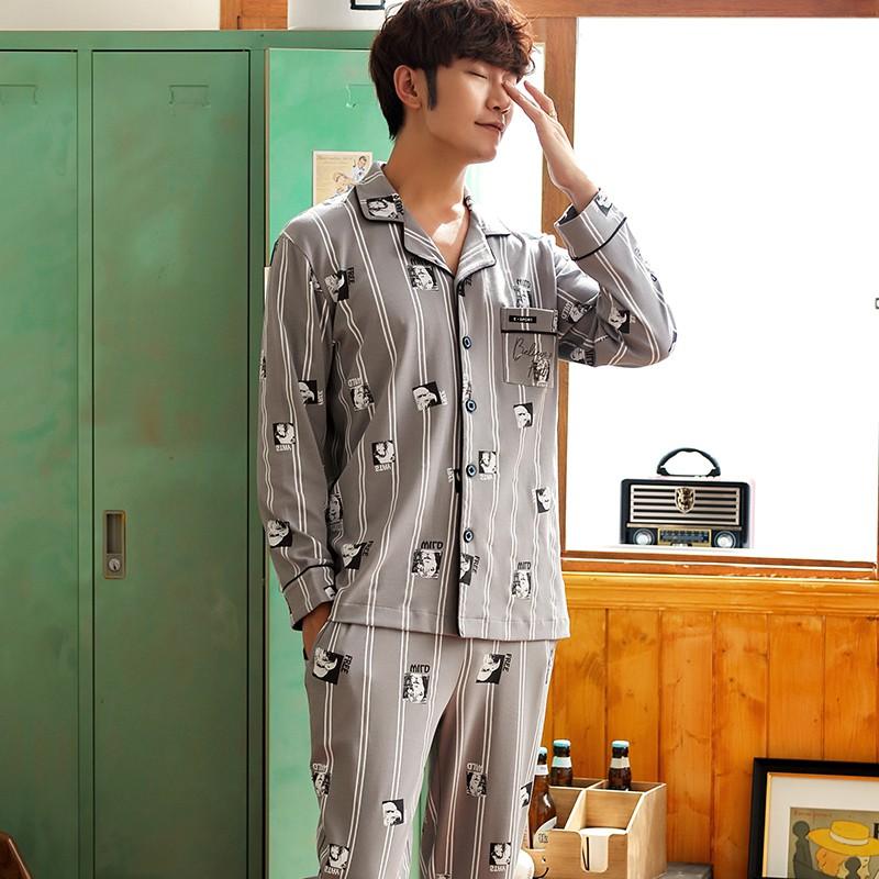  Đồ bộ Pijama đồ ngủ nam cao cấp, vải COTTON 100 dày dặn & thoáng khí phù hợp cho cả 4 mùa (705)