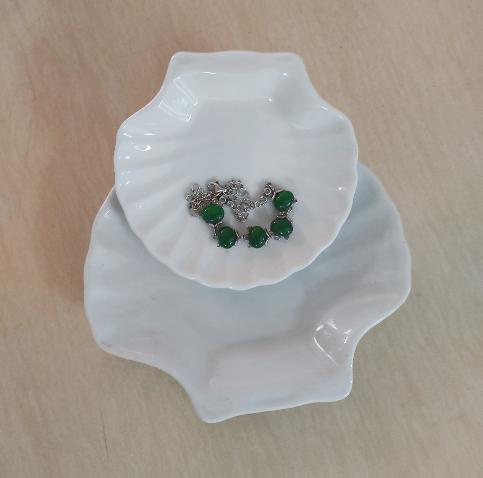 Đĩa đựng trang sức hình vỏ sò độc đáo Quà tặng bạn gái xinh xắn