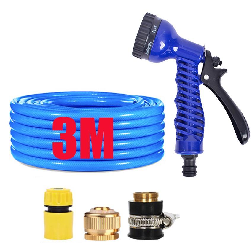 Bộ dây và vòi xịt tăng áp lực nước,rửa xe, tưới cây 3-5m 206843